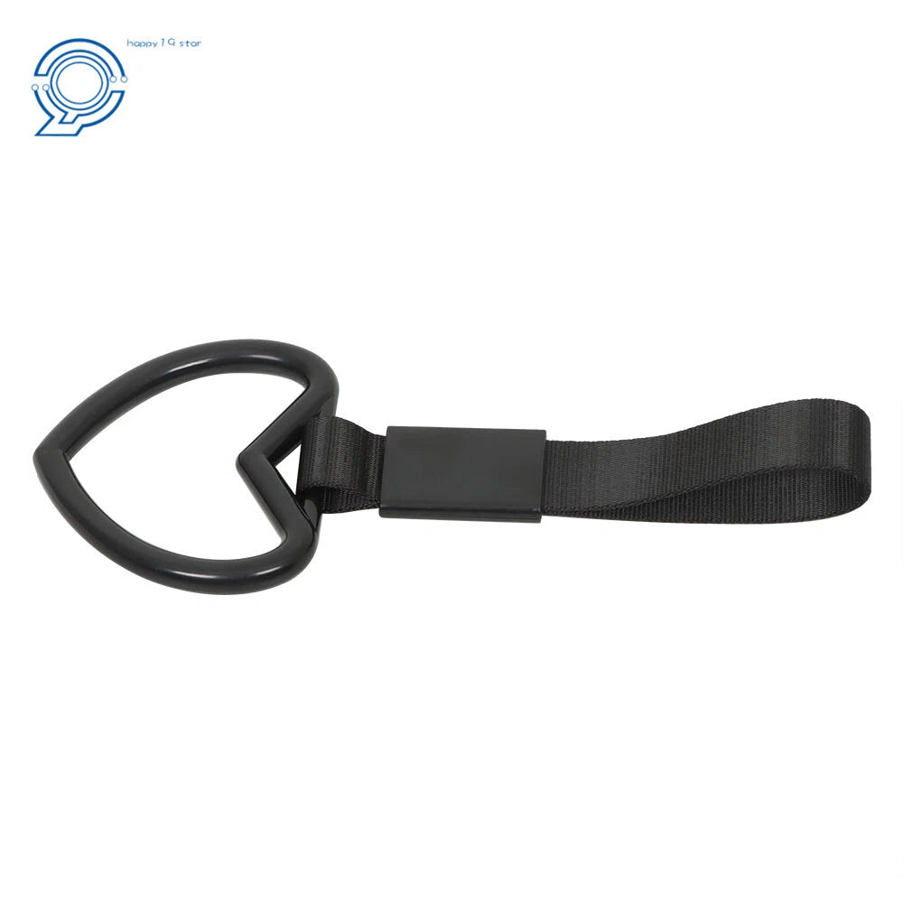 Nylon Handle Strap Charm for Subway Train Bus (Heart Shaped)