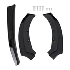Bumper Lip Kit for Ford Mustang (2015-2017) Glossy Black Front Splitter