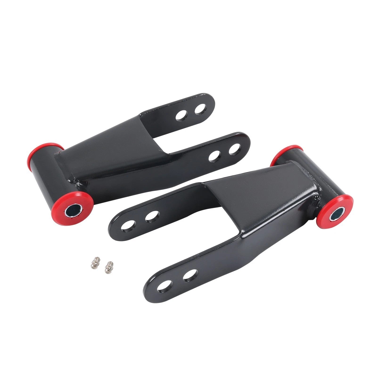 2" Rear Drop Lowering Shackle Kit for Chevy Silverado GMC Sierra 1500 (2019–2024)