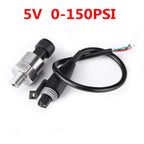 1/8" Pressure Sensor Gauge for Car Oil Fuel Air Water (0-150 PSI)