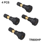 Tire Valve Stem for Car Truck (4MPA) - Black + Gold
