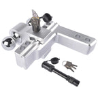 2" Receiver Adjustable Trailer Hitch for Universal Fit (6" Drop/Rise)