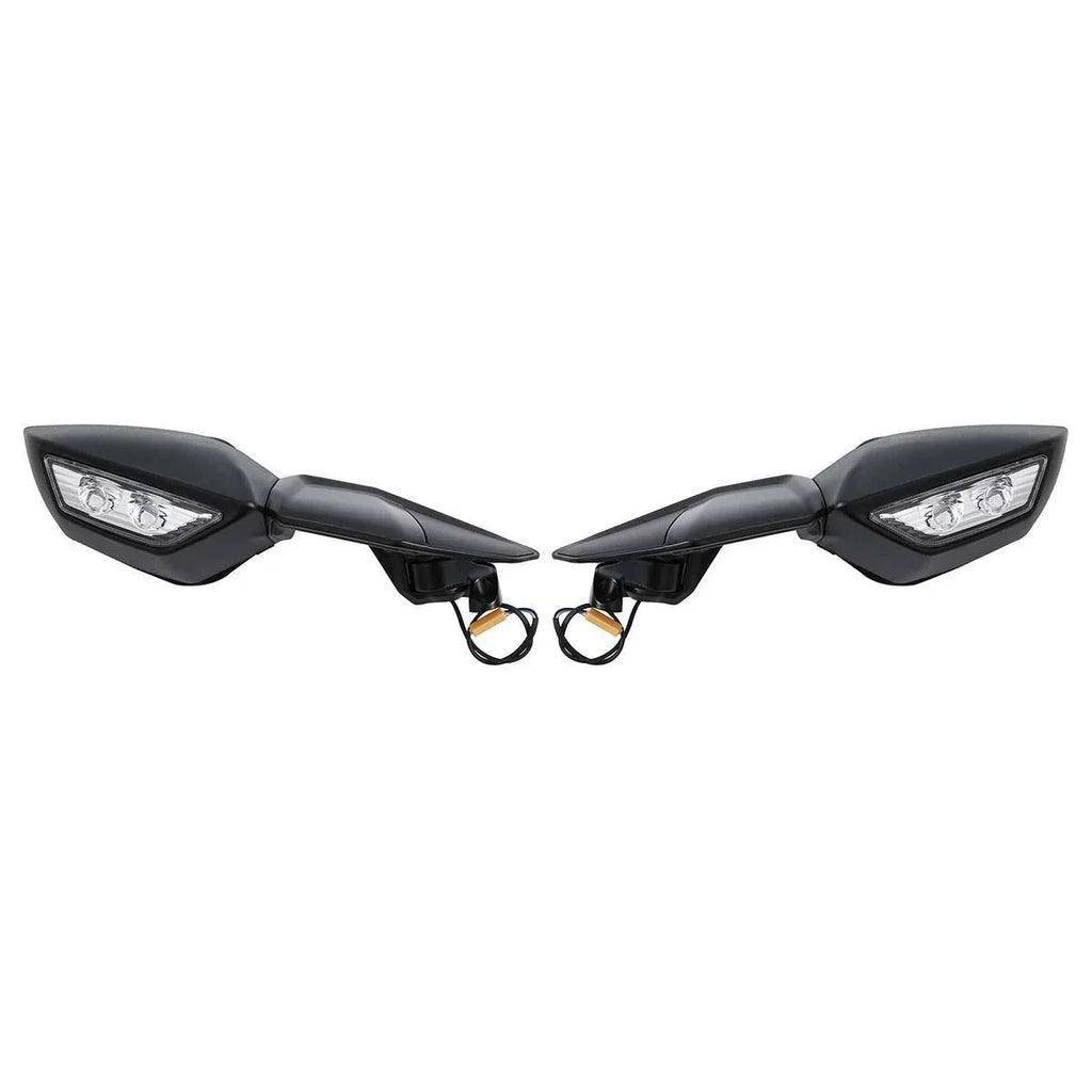 Rear View Mirrors W/ LED Turn Signals for Kawasaki Ninja H2 (2015 - 2024)
