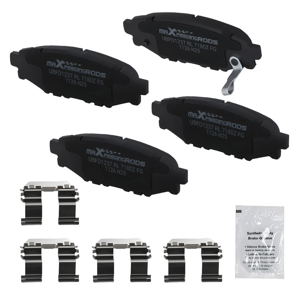 Rear Ceramic Brake Pads Kit for Subaru BRZ (2013–2016), Crosstrek (2016–2023)