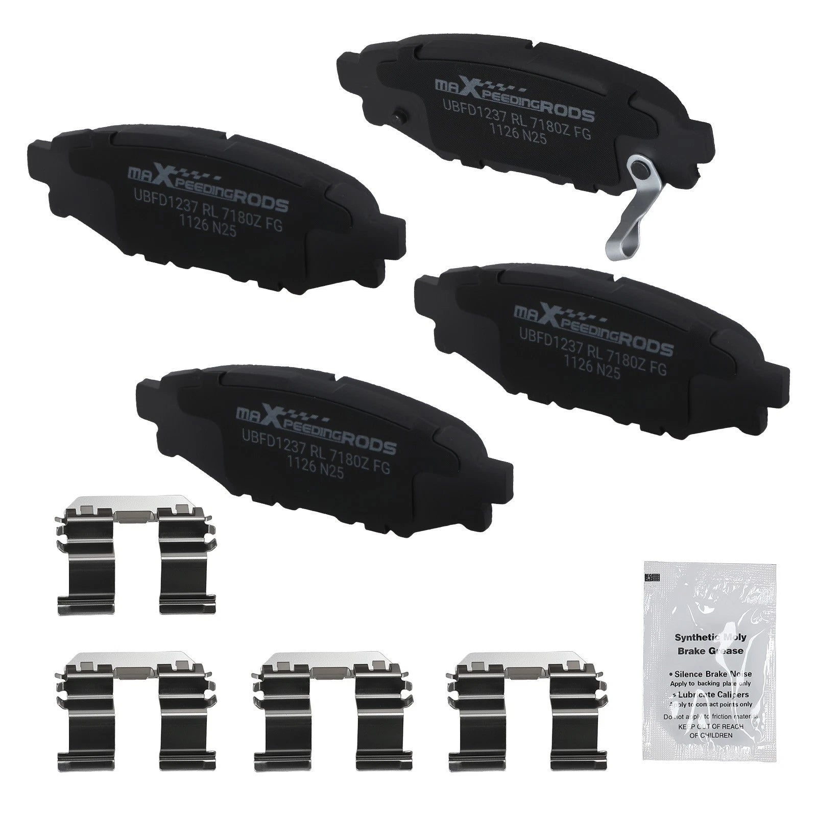 Rear Ceramic Brake Pads Kit for Subaru BRZ (2013–2016), Crosstrek (2016–2023)
