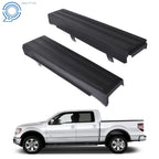 Set of 2 Black Flex Step Side Tailgate Molding Covers for Ford F-150 (2009–2014)
