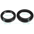 37mm x 11mm Motorcycle Front Fork Shock Oil Seal Dust Seals for Honda VFR400
