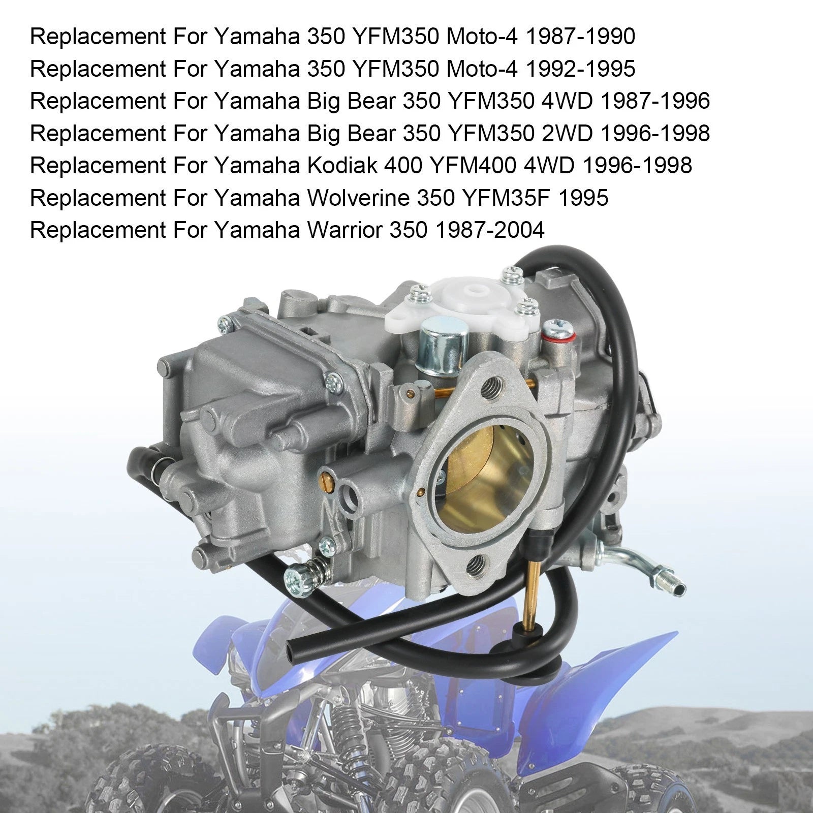 Carburetor for Yamaha Big Bear YFM350 (1987–1996)
