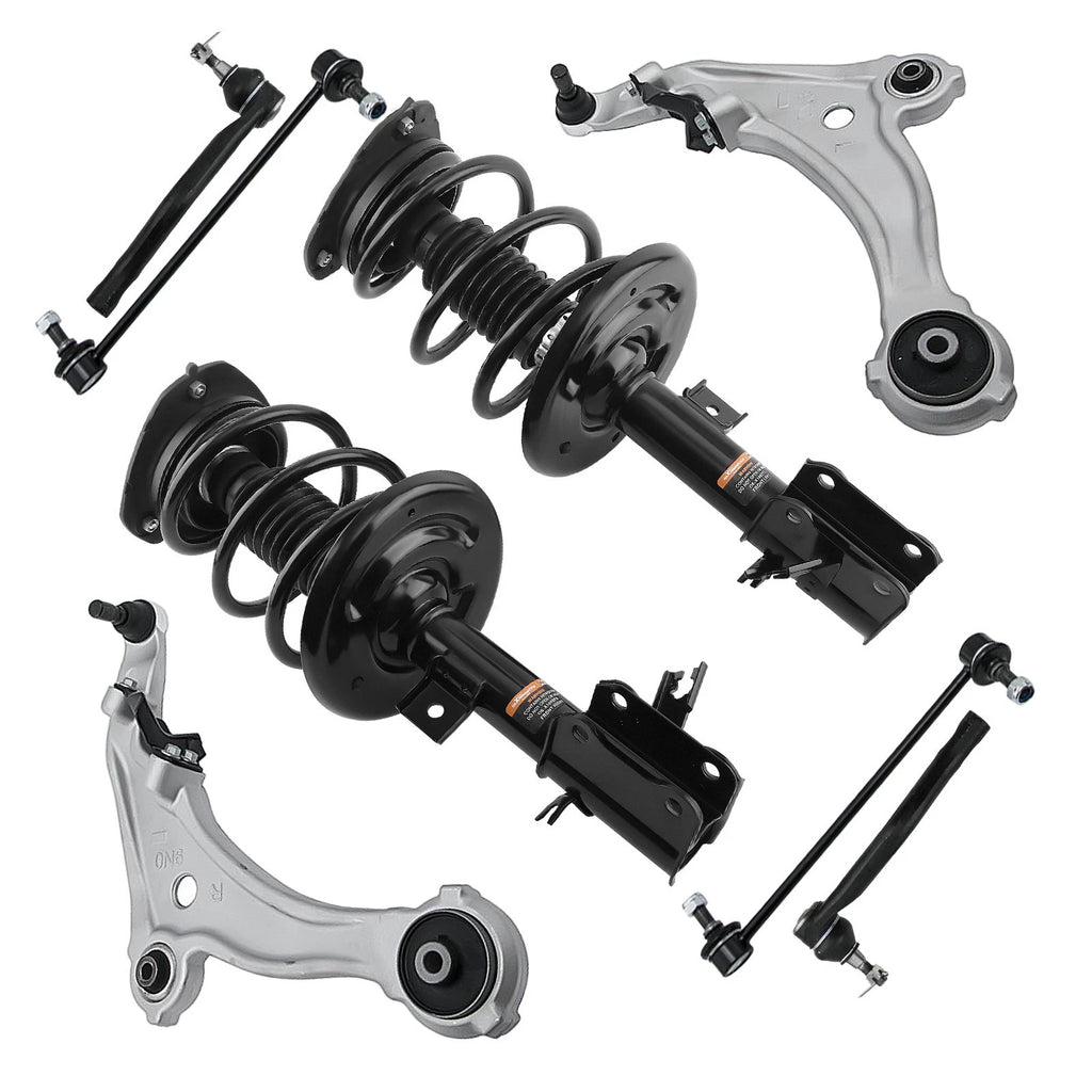 8PC Suspension Front Struts with Control Arms for Nissan Maxima (2009–2014)