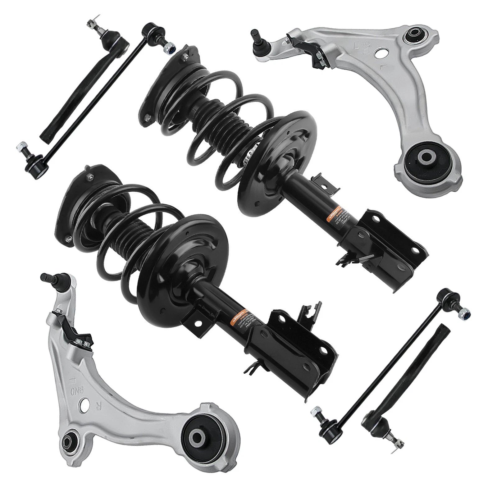 8PC Suspension Front Struts with Control Arms for Nissan Maxima (2009–2014)
