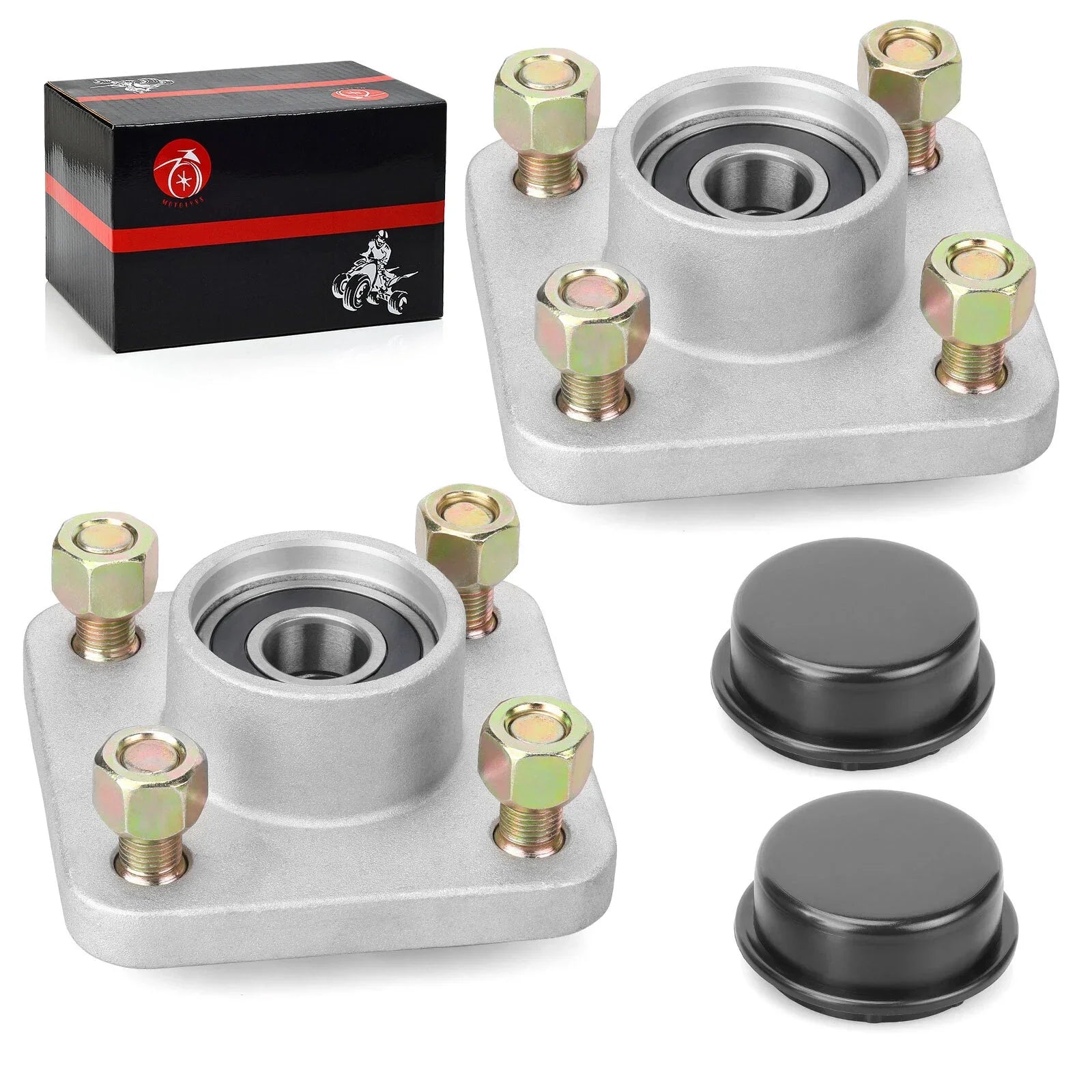 2 x Wheel Hub & Cover Cap for Yamaha Golf Cart (G8-G27)