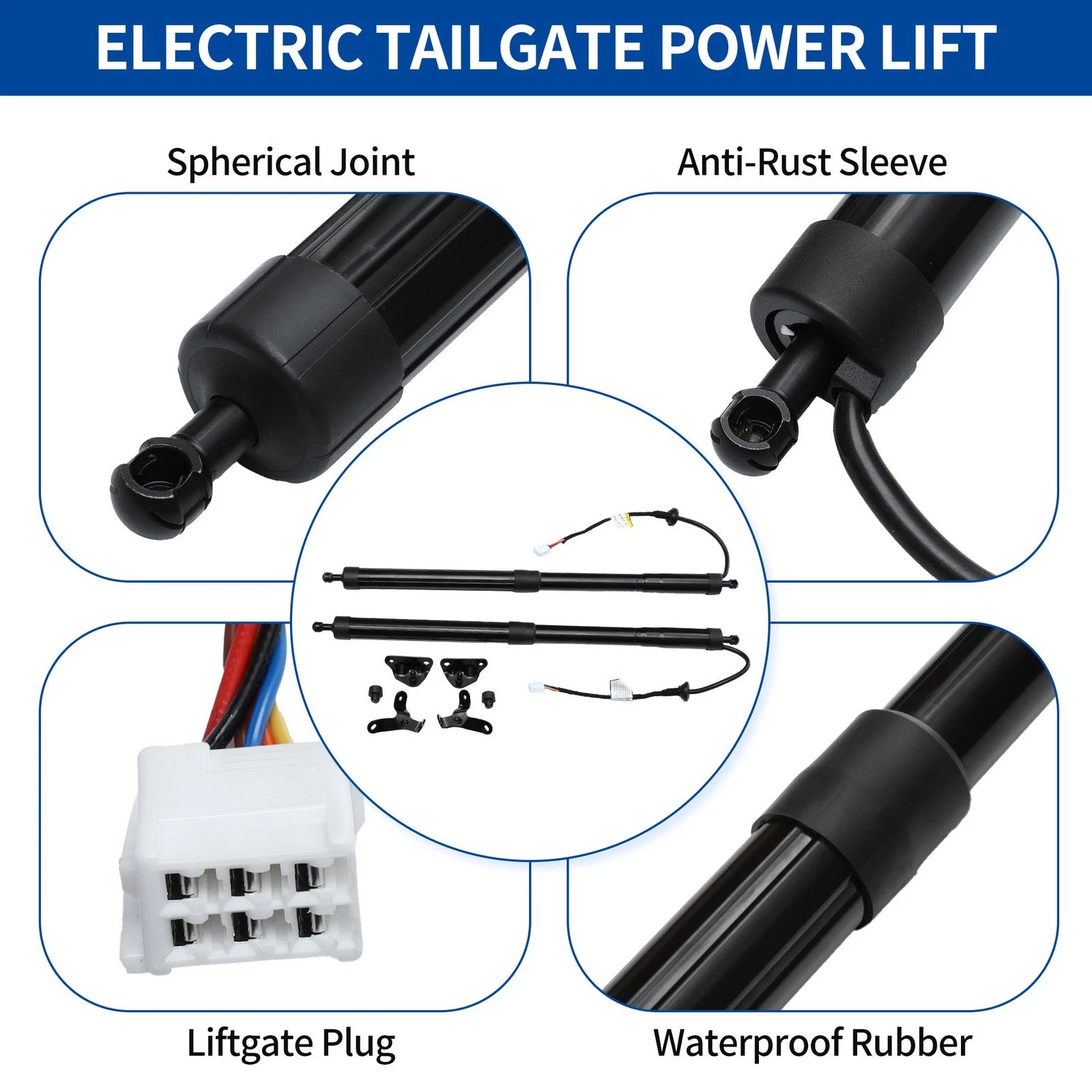 Rear LH RH Tailgate Power Lift Support for Toyota Fortuner (2015–2020) No. 6892071030
