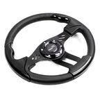 13" Black Steering Wheel & Adapter for EZGO TXT RXV (2008–2023)