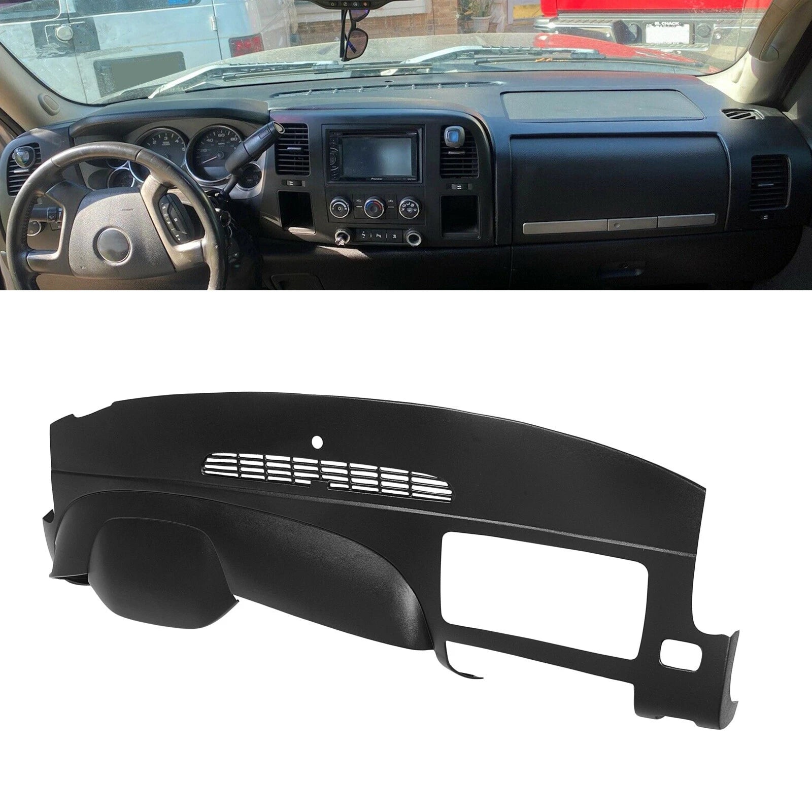 Dash Board Cap Cover Overlay for Silverado 1500/Sierra 1500 (2007–2013)