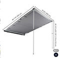Car Side Awning for SUV Truck (6.6x8.2ft) Outdoor Camping Sunshade