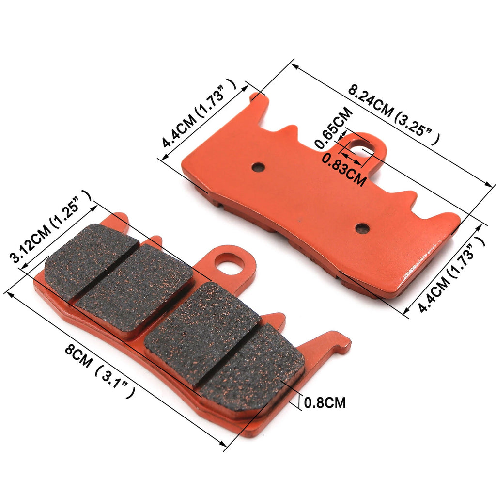 Carbon Ceramic Brake Pads for Can-Am Ducati BMW Aprilia Caponord 1200 (–HTT630)