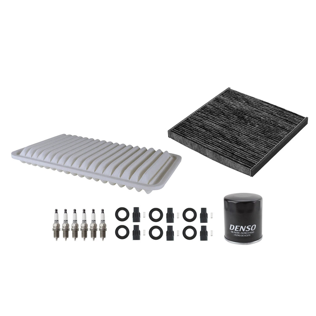 Denso Tune Up Kit 6 Spark Plugs & Boots for Camry ES330 RX330 Sienna Solara (2002–2006)