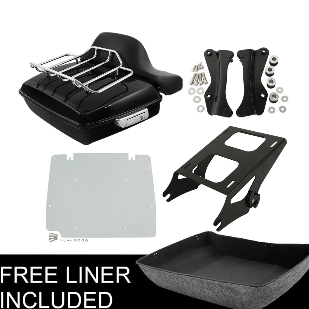 Chopped Trunk Mount Docking Kit for Harley Road Glide (2014–2025)