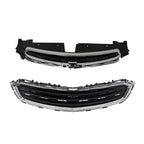 Set of 2 Chrome Grilles for Chevrolet Cruze (2015â2016)