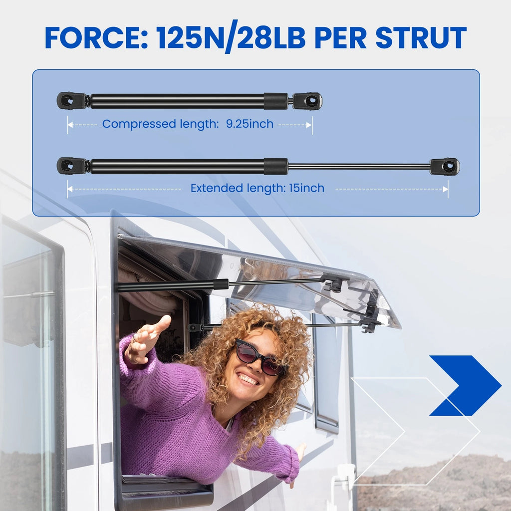 Shock Lift Support for Truck Rear Window Ford C16-21825 (2015-2019)