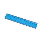 6PCS Transparent Math Set Plastic Rulers Protractors Triangles for Geometry