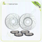 Front Brake Rotors & Ceramic Pads for Honda Accord EX LX (2003–2007)