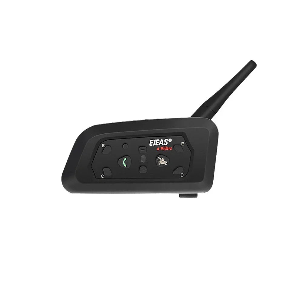 EJEAS V6 Pro Bluetooth Helmet Intercom for Motorcycle - 6 Riders