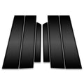 6pc Carbon Fiber Pillar Post Covers for 2017-2023 Lincoln Continental