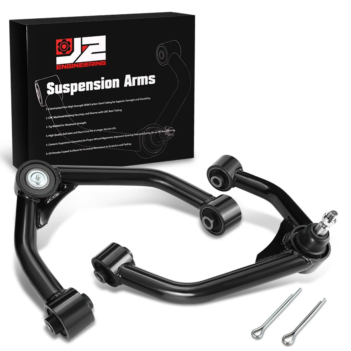 J2 Front Upper Tubular Control Arms for Colorado Canyon (2015–2022)