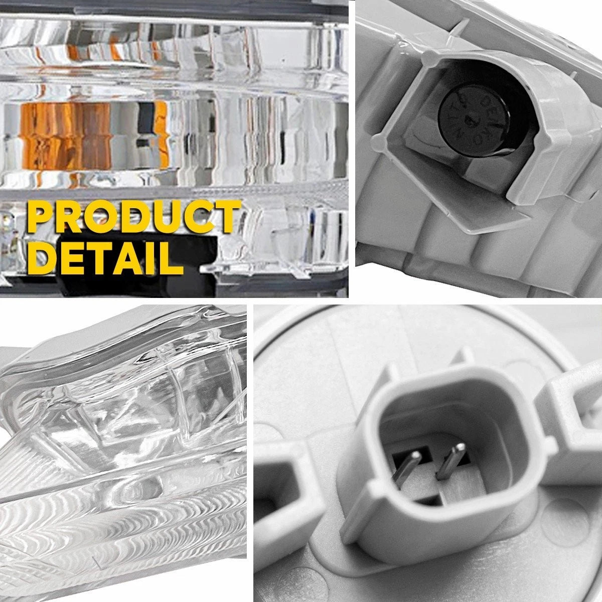 Front Left Turn Signal Light for Honda Pilot (2019–2021) - Clear Lens