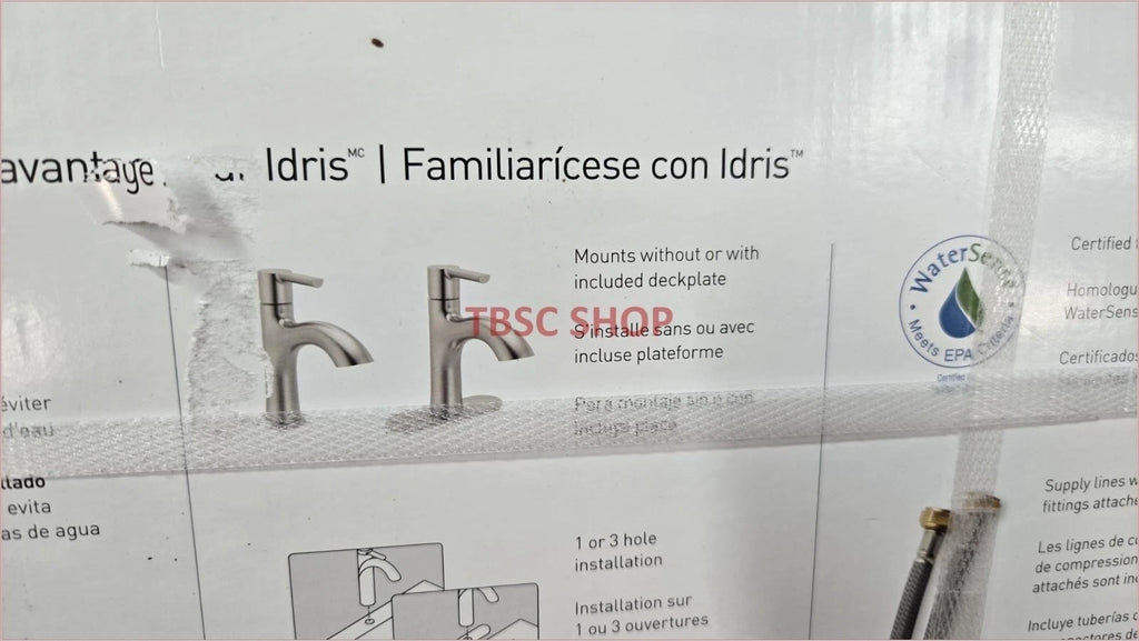 Moen Idris 84577SRN Bathroom Faucet for Single Hole (2015–Present)