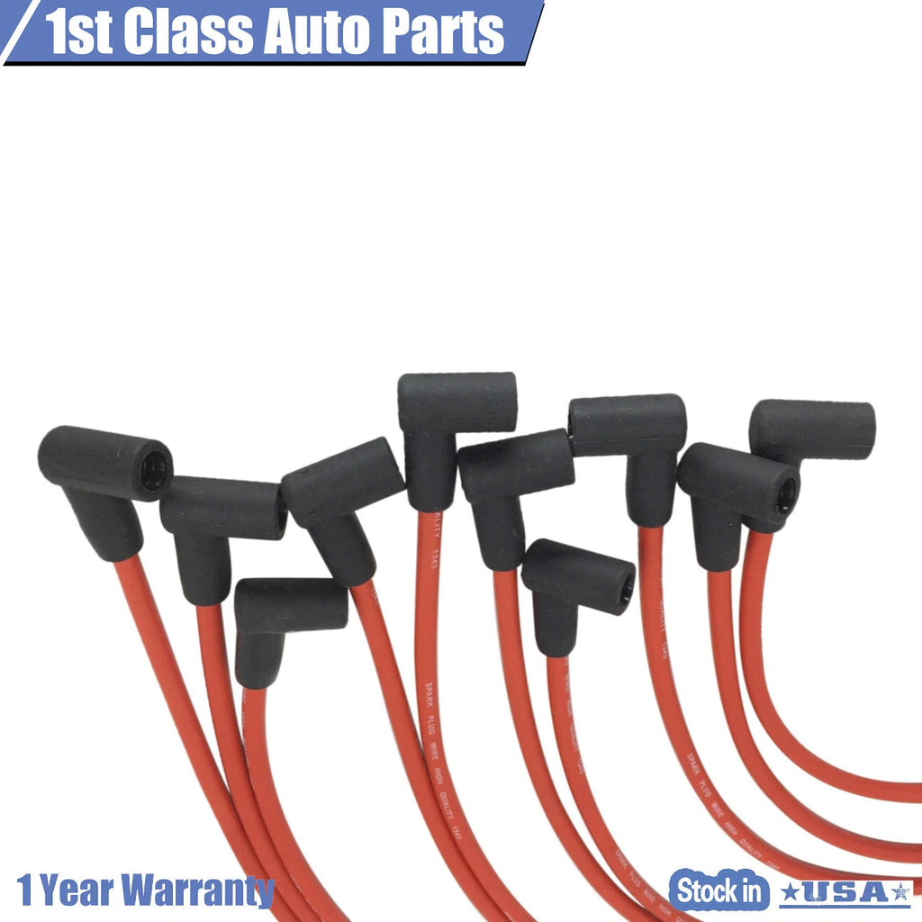 Set of 8 Spark Plug Wires for Chevy GMC LS1 Vortec Cadillac (1999–2007)