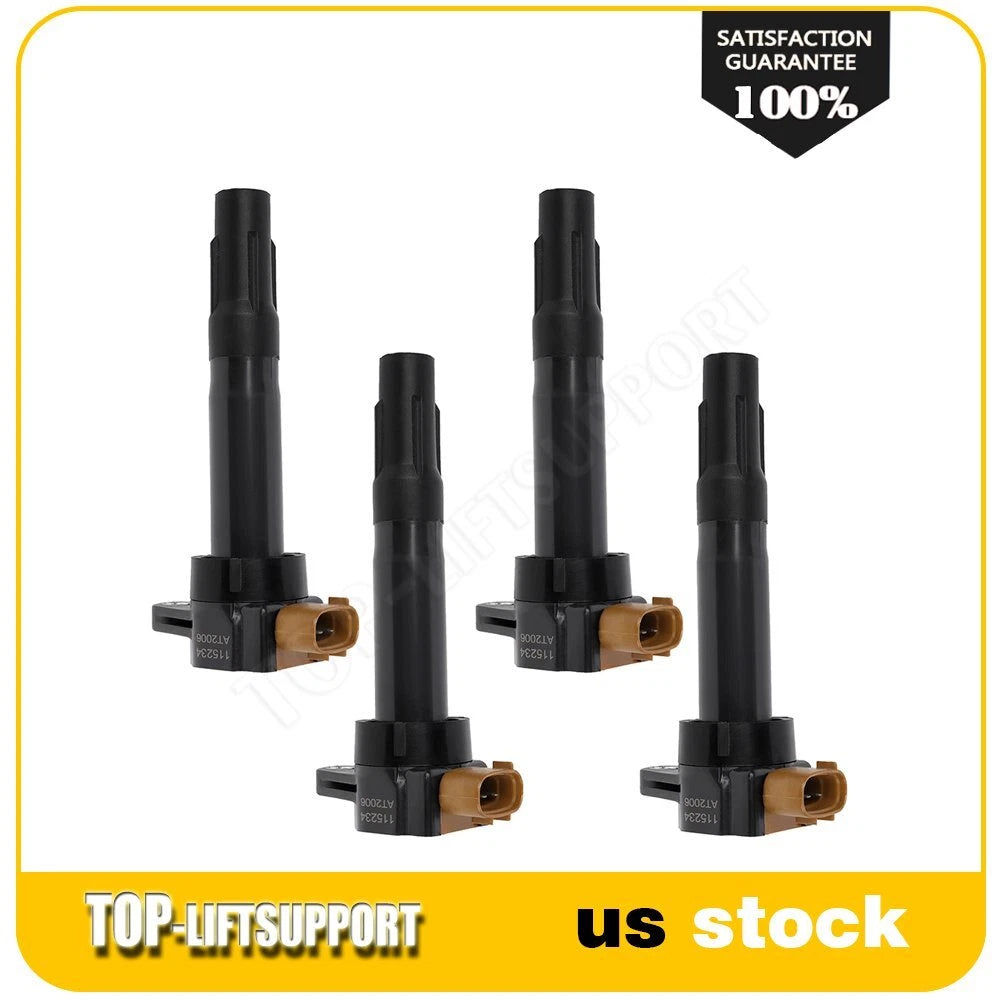 Set of 4 Ignition Coils for Suzuki SX4 2.0L L4 (2010–2013)