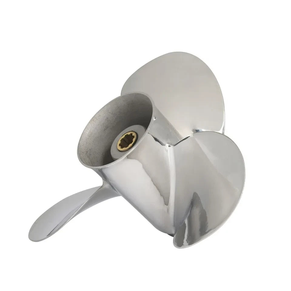 Stainless Steel Propeller for Yamaha 9.9-20HP (8 Spline, RH)