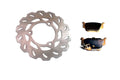 Set of 2 Rear Brake Rotors & Pads for Honda TRX450R/TRX450ER (2004–2014)