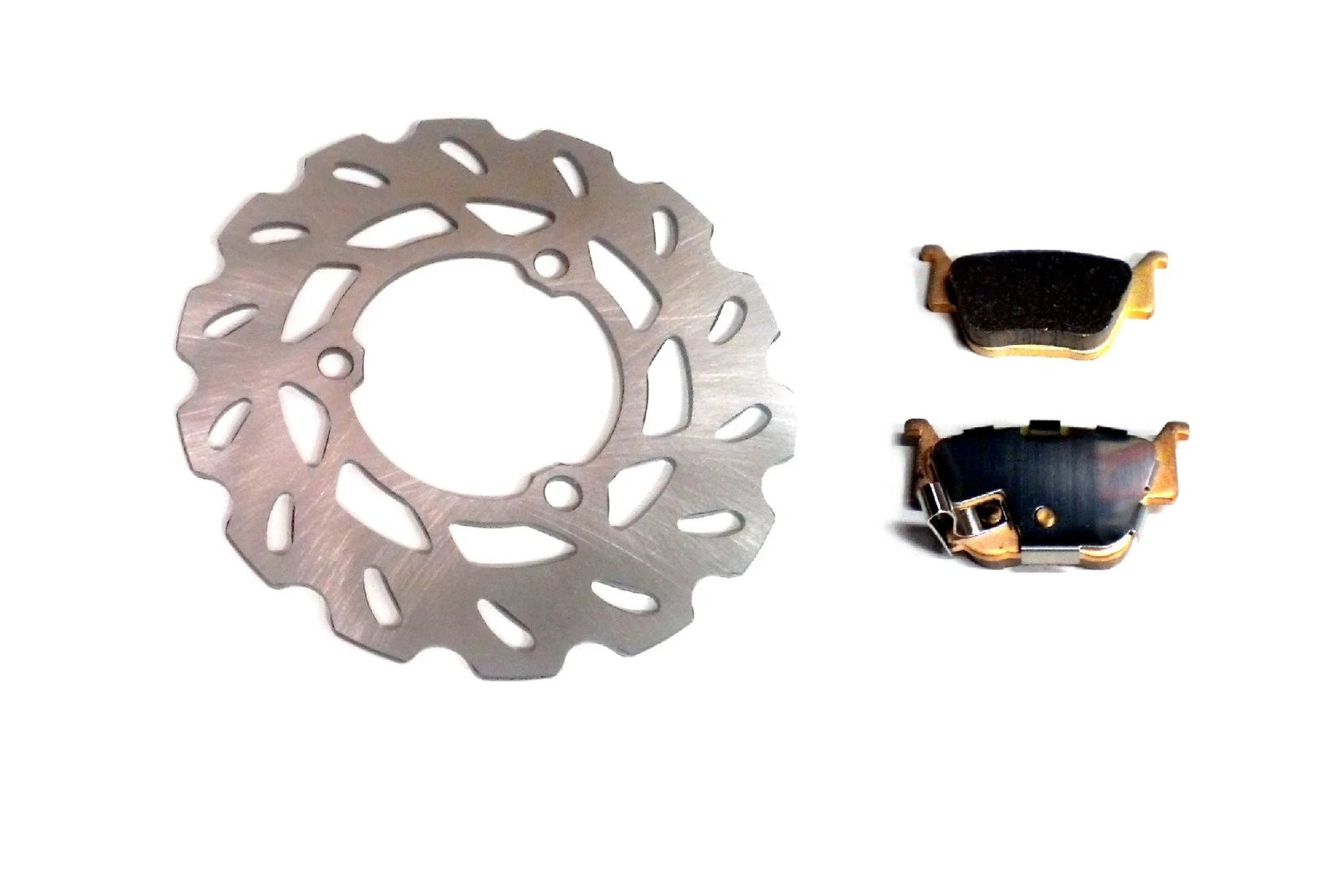 Set of 2 Rear Brake Rotors & Pads for Honda TRX450R/TRX450ER (2004–2014)