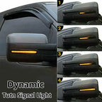 2X Sequential LED Amber Side Mirror Signal Lights for Ford F-150 (2009–2014)
