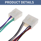 Set of 2 Car Stereo CD Player Wiring Harness 70-7901 for Mazda 323 (1990–1994)