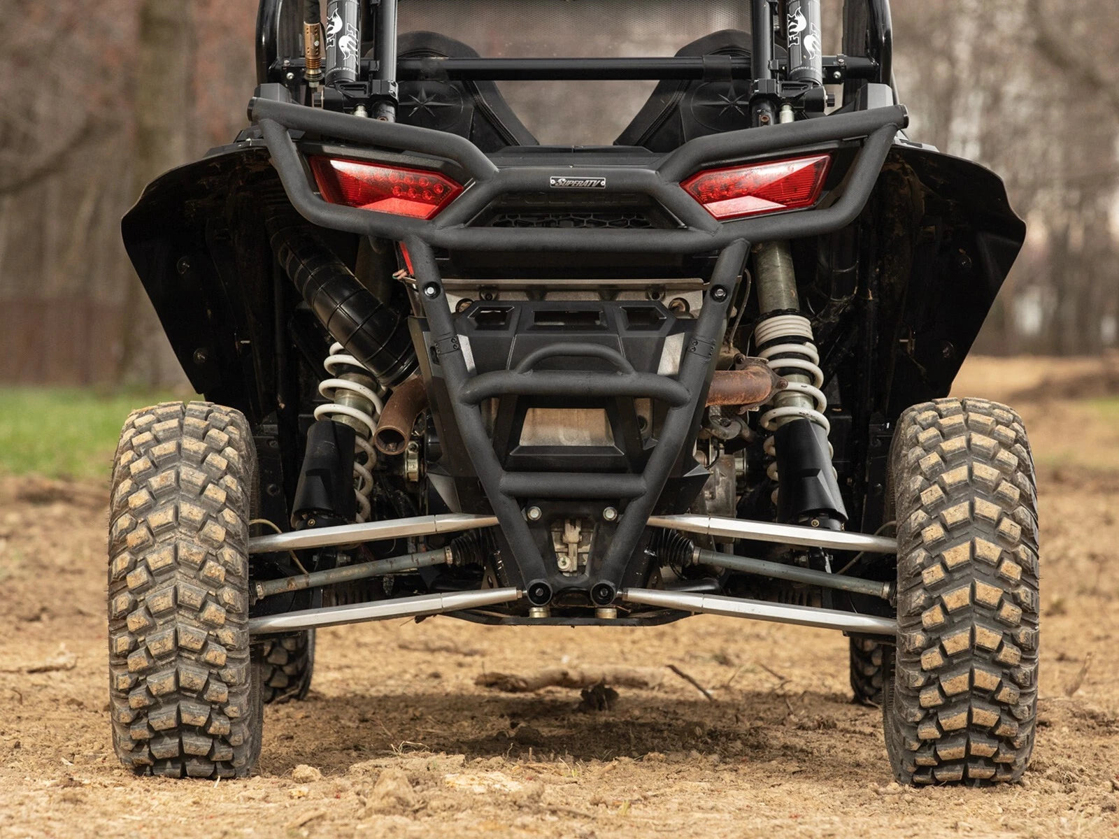 Heavy Duty Rear Bumper for Polaris RZR XP 1000 (2014–2017) - Black