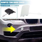Front Bumper Tow Hook Cover for BMW X1 E84 (2012–2015) 51117345034 White