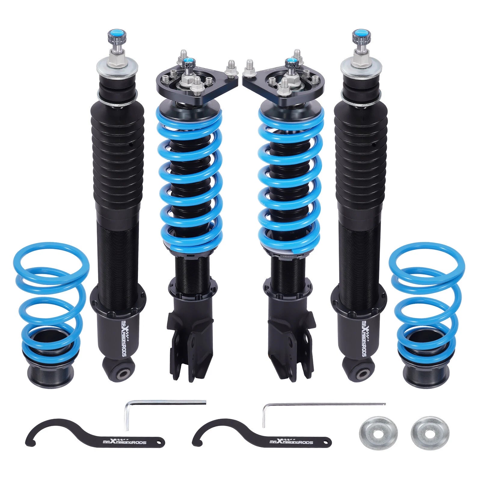 Coilovers 24 Way Adjustable Damper Shocks Kit For Ford Mustang 1994-2004