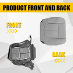 Front Driver Bottom Seat Cover for Ford F250 F350 F450 F550 (2011–2016) EPY