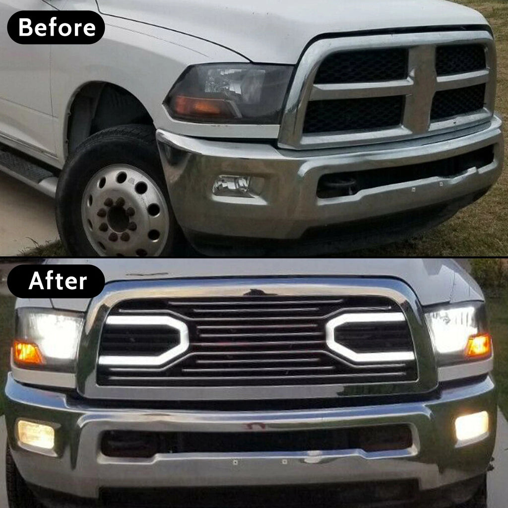 Chrome Grille & Replacement Shell for Dodge Ram 2500 3500 (2010–2018)