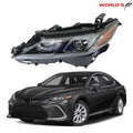 LED Headlight Assembly for Toyota Camry SE (2021–2022) Driver Left Black