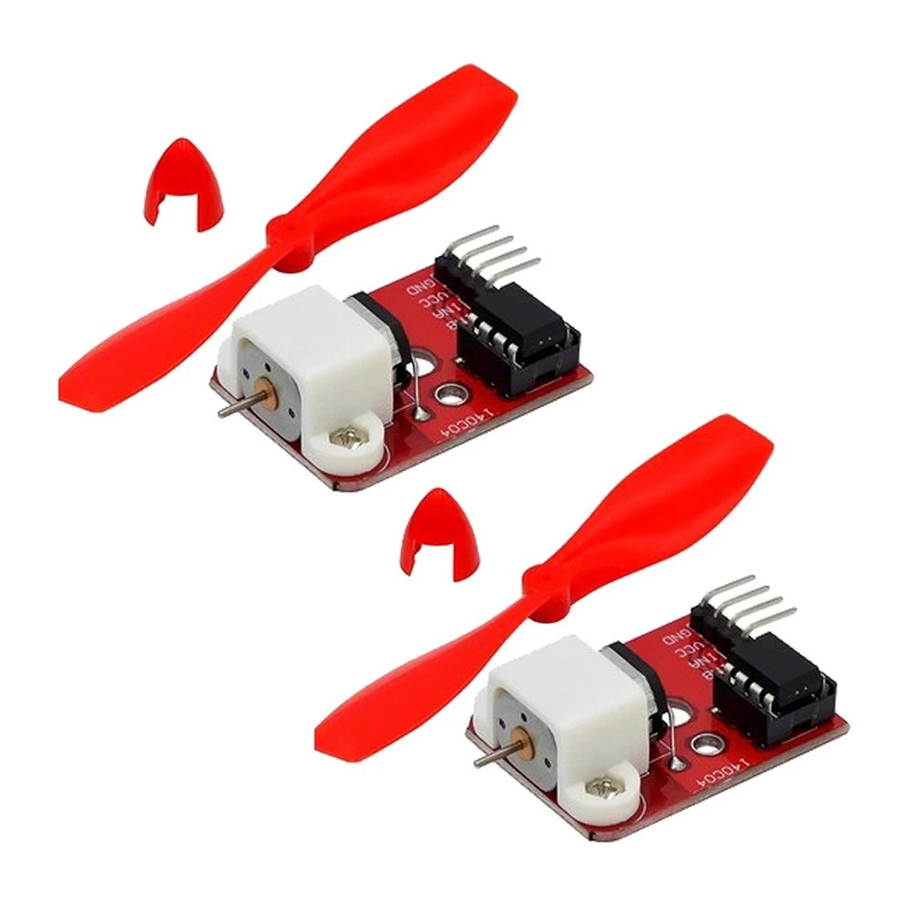 2X 5V L9110 Fan Control Kit with 75mm Propeller for Arduino (2010–2023)