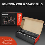 1x Ignition Coil & 4x Iridium Spark Plugs for Chevy Malibu (2004â2006)