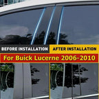 6PCS / Window Door Trim Pillar Posts Cover for Buick Lucerne (06–10)