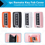 PC+Leather Key Fob Cover for Great Wall GWM Wey Tank 300 (2021–2023)