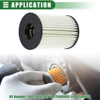 Set of 2 Engine Oil Filters for BMW 550i (2010–2016) No. 11427583220