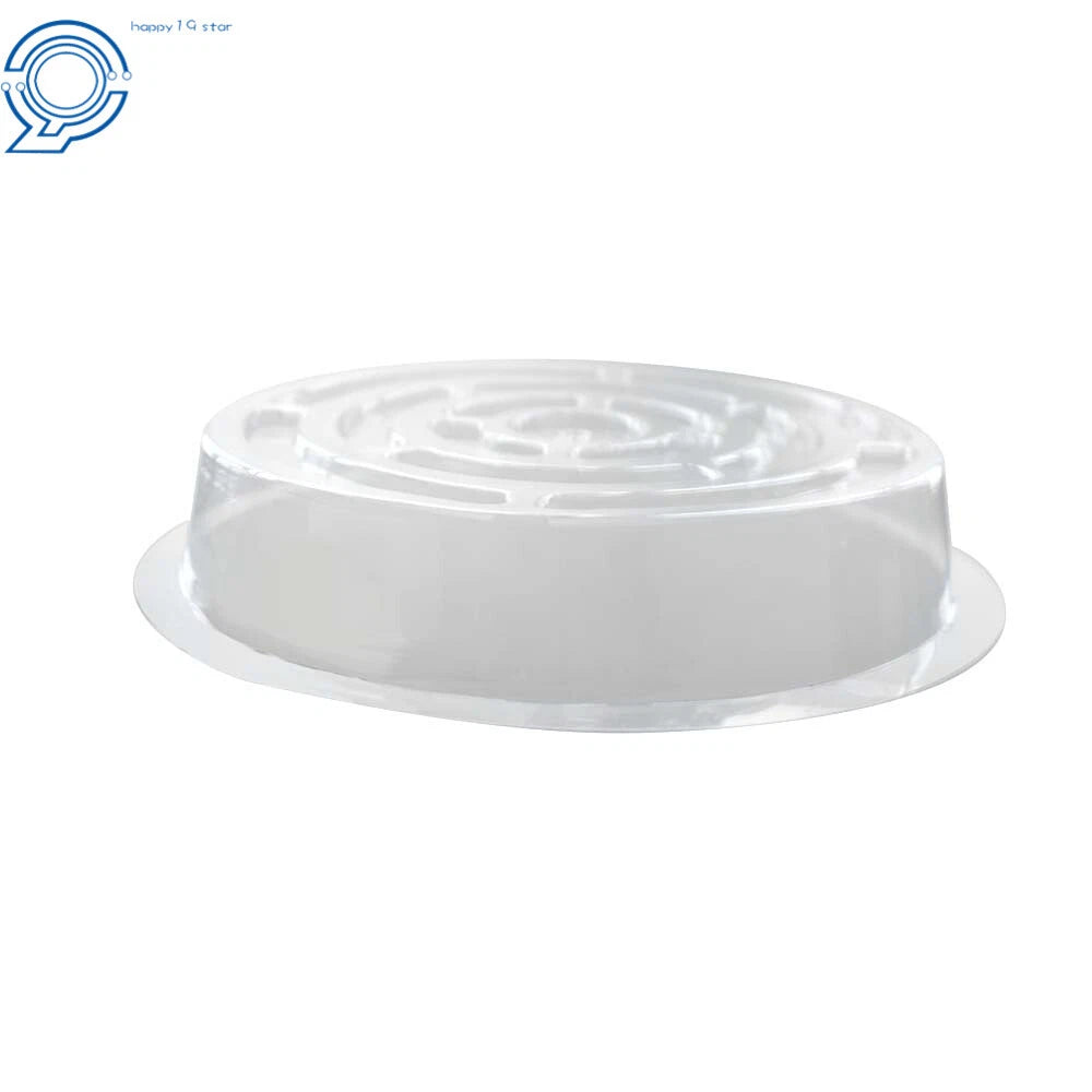 Set of 5 Heavy Duty Clear Plastic Plant Flower Saucer Drip Tray